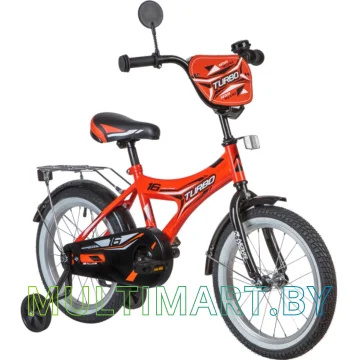 Детский велосипед Novatrack Turbo 167TURBO.RD20 (красный/черный, 2020) картинка 2